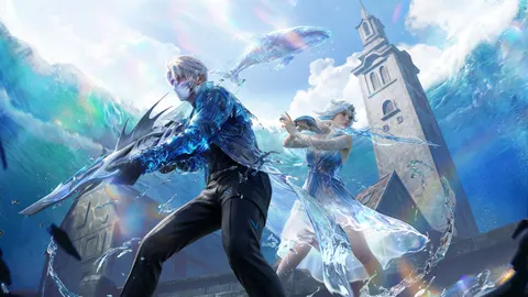 Ảnh quảng bá chính thức Free Fire với nhân vật và bối cảnh battle royale.