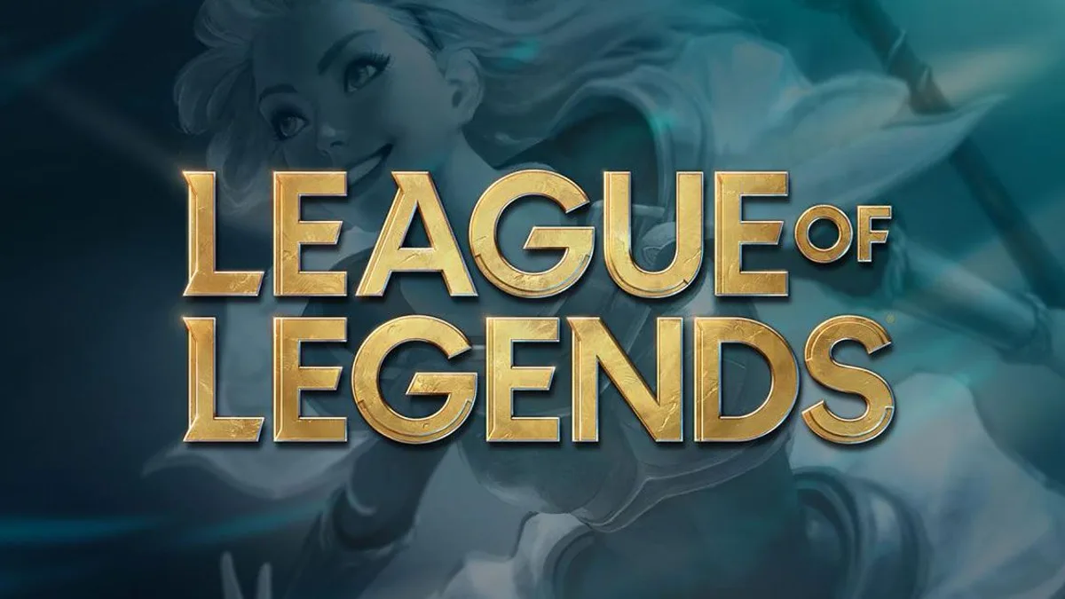 Ảnh quảng bá chính thức Liên Minh Huyền Thoại với chủ đề MOBA và tướng trong game.